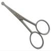 Beard, Moustache, Ear & Nose Scissors with Straight Blades - Made in Italy (Stainless Steel) view 1