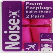 10 X Noise-X Earplugs Foam Bullet 2Pr