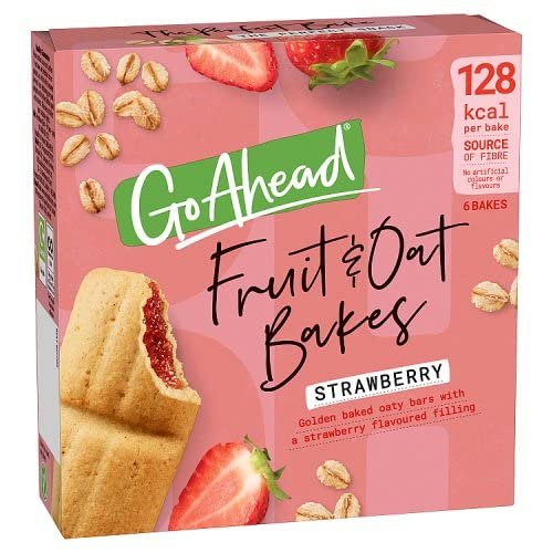 McVities Go Ahead Strawberry Bakes 6 Pack 210g