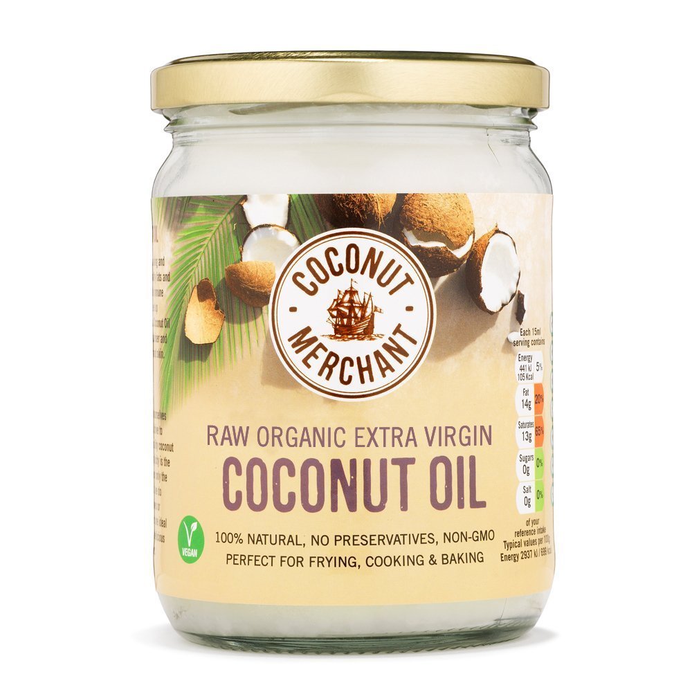 Coconut Merchant Organic Extra Virgin Coconut Oil 500ml (Pack of 5)