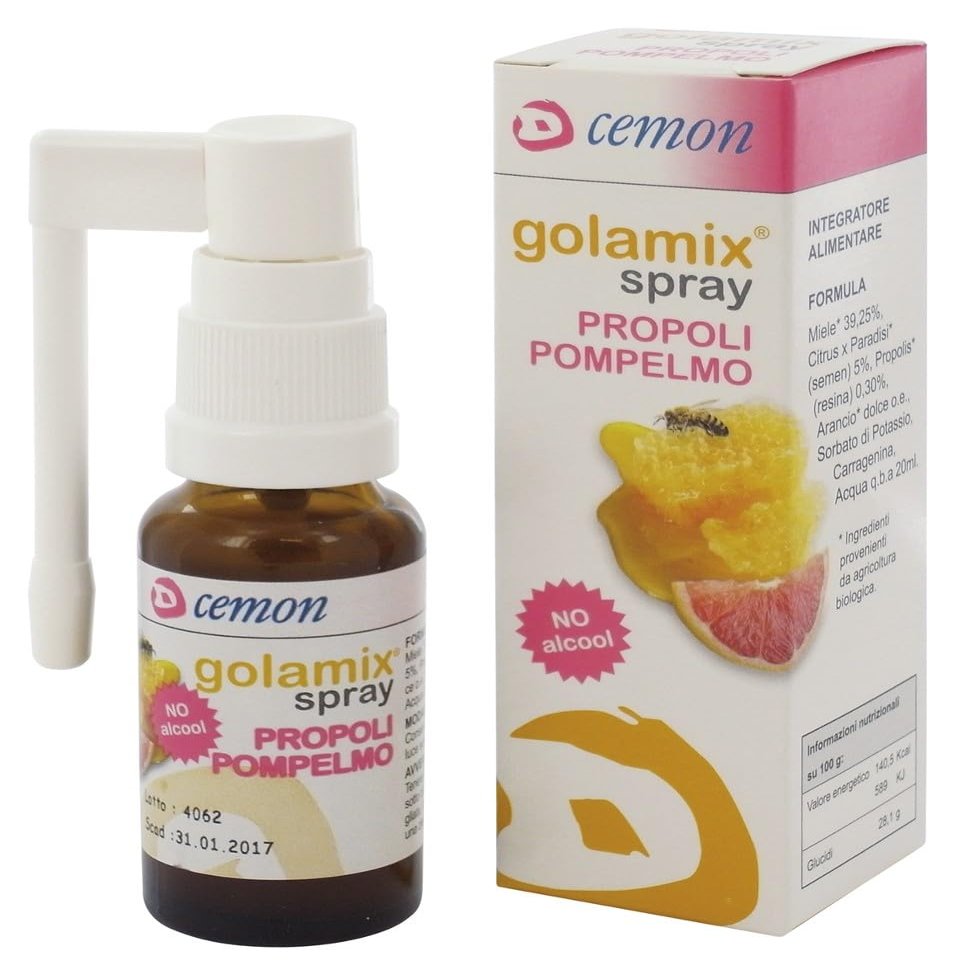Golamix Spray Propoli And Grapefruit For Wellness Of Oral Cavity