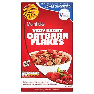 Mornflake Oatbran Flakes Very Berry 500g