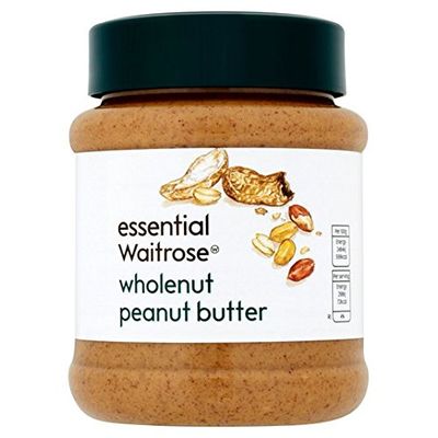 Essential Waitrose Wholenut Peanut Butter 340g