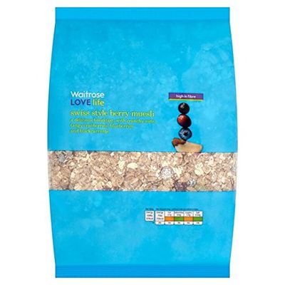 Swiss Muesli with Berries Waitrose Love Life 750g