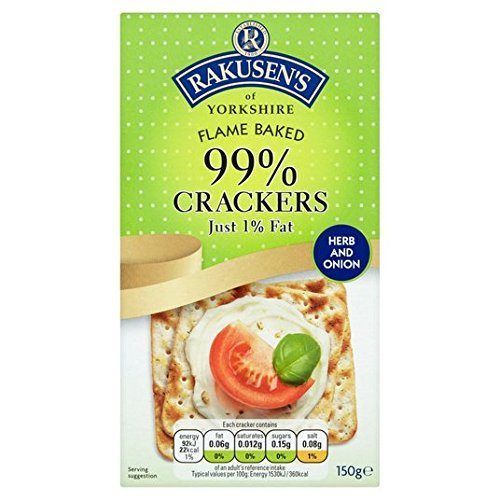 Rakusen's Herb & Onion Crackers 150g