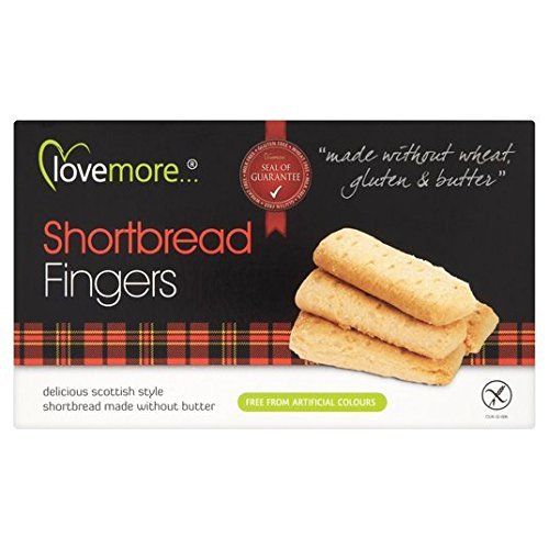 Lovemore Free From Shortbread Fingers 125g