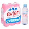 Evian Still Mineral Water 6 x 500ml