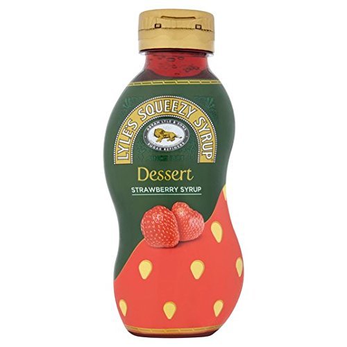 Lyle's Squeezy Strawberry Syrup 325g