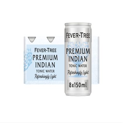 Fever-Tree Light Tonic Water 8x150ml, Refreshingly Light Tonic with 46% Fewer Calories