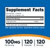 Nutricost CoQ10 100mg, 120 Vegetarian Capsules, 120 Servings - High Absorption, Vegetarian, Non-GMO, Coenzyme Q10 view 2