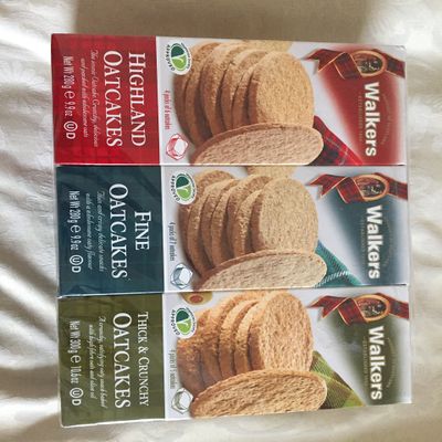 Walkers Oatcakes Triple pack (Highland,Fine & Thick and Crunchy)