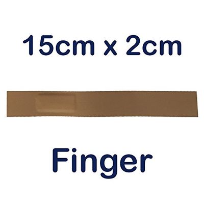 10 X STEROPLAST STEROSTRIP Genuine Premium Quality WASHPROOF First AID Wound PLASTERS Finger Extension 15CM X 2CM