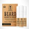 Sir Reginalds Beard Growth Spray - The Solution for the Perfect Beard - 100% Natural Formula - Fuller, Thicker, Darker- TWO PACK view 1