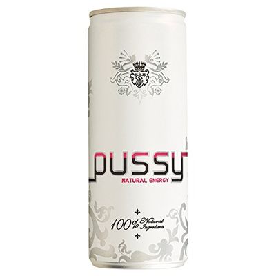 Pussy Natural Energy Drink 250ml (Pack of 24 x 250ml)