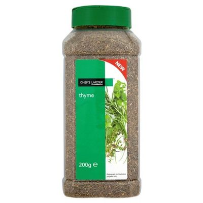 Chef's Larder Thyme 200g (Pack of 6 x 200g)