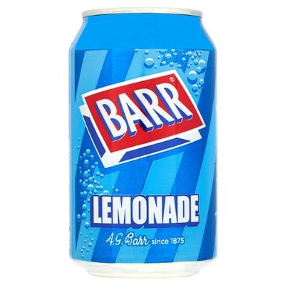 Barr Lemonade 330ml (Pack of 24 x 330ml)