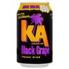 KA Sparkling Black Grape Flavour Drink 330ml (Pack of 24 x 330ml) view 1