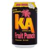 KA Sparkling Fruit Punch Flavour Drink 330ml (Pack of 24 x 330ml) view 1