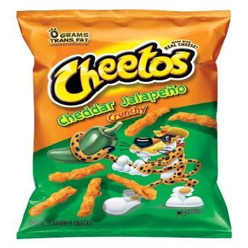 Cheetos cheddar Jalapeno 4 x 2oz / 56.7g bags
