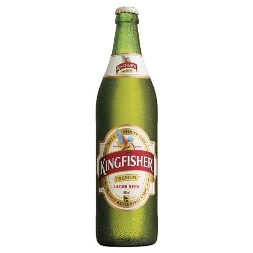 Kingfisher Premium Lager Beer (12 x 650ml Bottles)