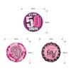 AK Giftshop Fun Ladies Pink 50th Birthday Mix, 12 Cup Cake Toppers, Edible Stand Up Decorations view 2
