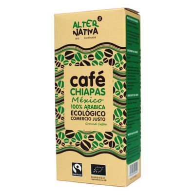 100% Organic Arabica Ground Coffee 250 g