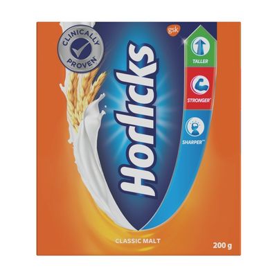 Horlicks Health & Nutrition drink - 200 g refill pack (Classic Malt)