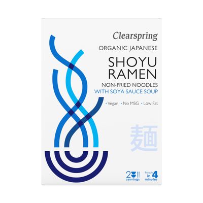 Clearspring | Organic Shoyu Ramen Noodles/Soy Soup | 5 x 170g