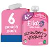 Ella's Kitchen Greek Yoghurt and Strawberries 90 g (Pack of 6) view 1