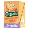 Organix Banana, Peach & Apple Organic Baby Muesli, 10+ Months, 200 g Box (Pack of 4) view 1