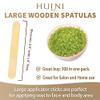 Huini 300 Count Salon Waxing Hair Removal Large Wooden Spatulas Wax Applicator 6 x 3/4in by HUINI view 3