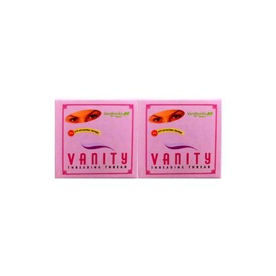 VARDHMAN Thread 2 Spool x 300m Eyebrow Threading Extra Soft Strong Anti Bacterial