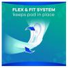 Always Ultra Normal Sanitary Towels Wings, Size 1, Pack Of 14 view 3