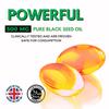Black Seed Oil Capsules 500mg x 60 capsules (Made in the UK) - Cold Pressed, Nigella Sativa view 4