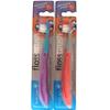 Brush-Baby FlossBrush 6+ Toothbrush | Stage 3 Kids | 6+ years | DeepClean flossing bristles ideal for mixed baby & adult teeth. Easy grip handle and fun sucker base | Purple, Pack of 1 view 2