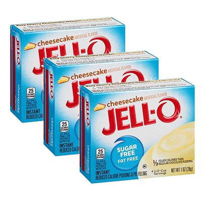 Jell-O Instant Cheesecake Pudding Sugar Free - Pack of 3