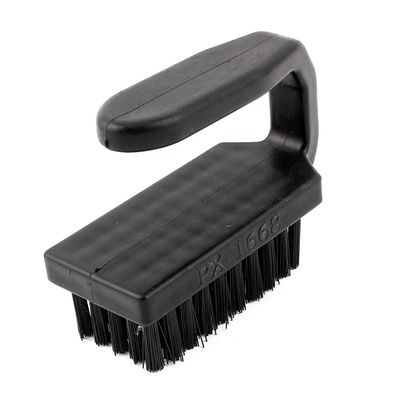 sourcingmap Plastic Anti-Static Cleaning Stiff Bristles Scrub Brush Cleaner Black