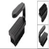 sourcingmap Plastic Anti-Static Cleaning Stiff Bristles Scrub Brush Cleaner Black view 2