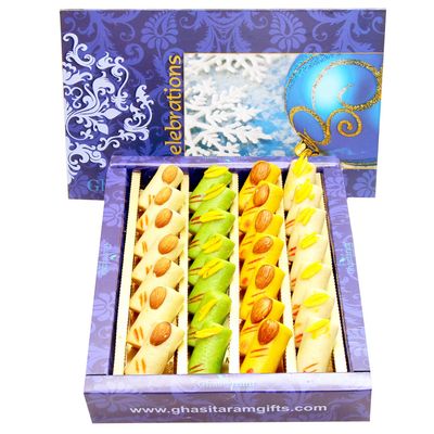 Ghasitaram Gifts Assorted Rolls Box 800 GMS