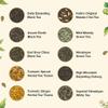 VAHDAM Top 10 Favourites Tea Sampler Set | Loose Leaf Tea (50+ Cups) | Tea Variety Pack with Green, Herbal, Black & Chai Brew | Vacuum Sealed For Freshness | Brew Hot & Cold view 4