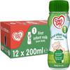 Cow & Gate 1 First Infant Baby Milk Ready to Use Liquid Formula, from Birth, 200ml (Pack of 12) view 1