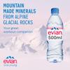 Evian Still Natural Mineral Water, 6 x 500ml view 2