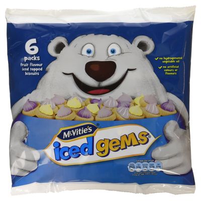 McVitie's Iced Gems 6 x 25g
