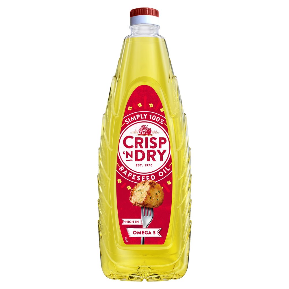 Crisp N Dry Rapeseed Oil, 1 Litre (Pack of 1)