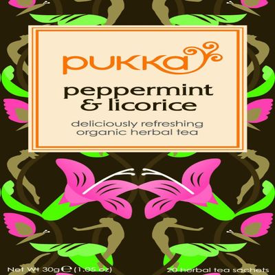 (3 PACK) - Pukka Herbs - Org WWF P/mint & Licorice Tea | 20 sachet | 3 PACK B...