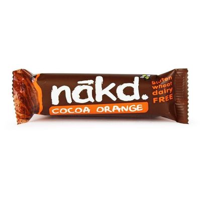 (10 PACK) - Nakd Cocoa Orange Fruit & Nut Bar - Gluten Free | 35 x 18g x | 10...