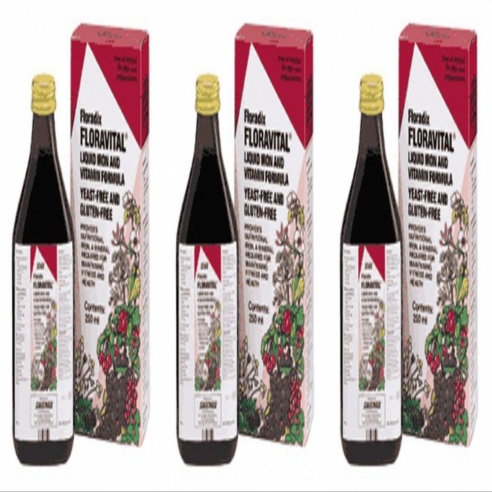 (3 PACK) - Floradix - Floravital Yeast And Gluten Fr | 250ml | 3 PACK BUNDLE