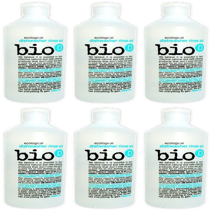 (6 PACK) - Bio-D - Dishwasher Rinse Aid | 750ml | 6 PACK BUNDLE