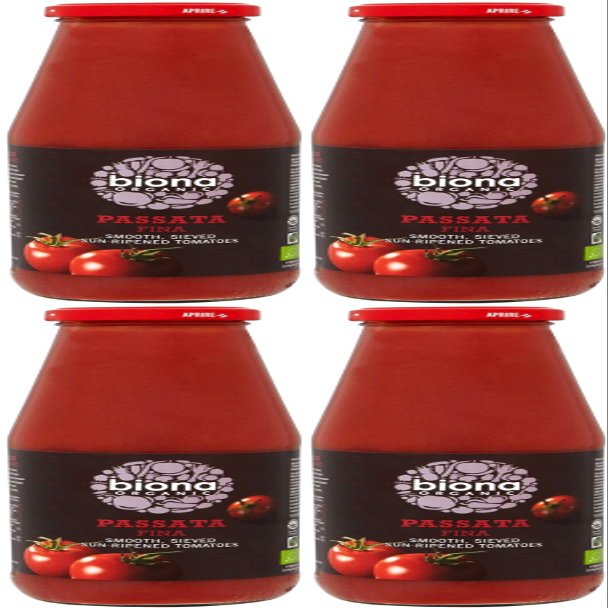 (4 PACK) - Biona - Organic Passata | 680g | 4 PACK BUNDLE