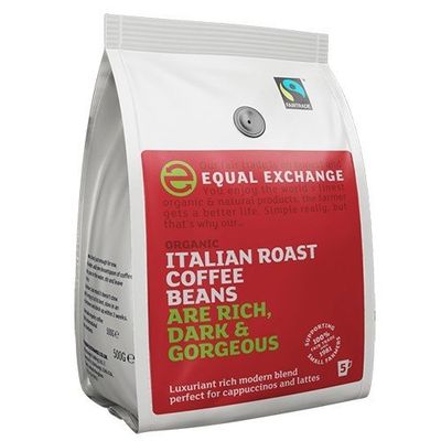 (2 Pack) - Equal Exchange - Org FT Italian Coffee Beans | 227g | 2 PACK BUNDLE